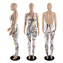 Load image into Gallery viewer, Print sexy Pullover Jumpsuit AY2184
