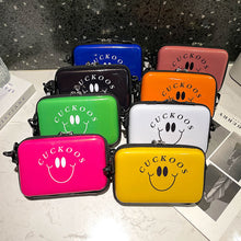 Load image into Gallery viewer, Trendy square box-shaped smiley crossbody bag（AB2035）
