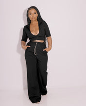 Load image into Gallery viewer, Solid color zipper long-sleeved trousers casual suit（AY1304)
