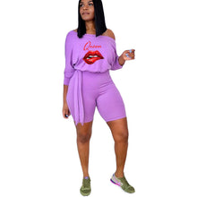 Load image into Gallery viewer, Casual Print Lace Up Jumpsuit（AY1714）

