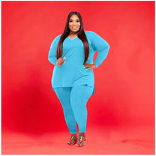 Load image into Gallery viewer, Fashion casual solid color two-piece suit（AY1276)
