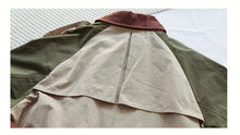 Load image into Gallery viewer, Children&#39;s contrast color long button trench coat（AY1340）
