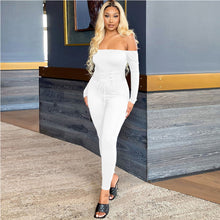 Load image into Gallery viewer, Solid color sexy slim jumpsuit（AY1219）
