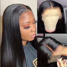 Load image into Gallery viewer, Human hair 150% natural color straight 13*4 lace wig（AH5051）

