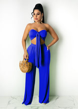 Load image into Gallery viewer, Sexy solid color wide leg pants tube top suit（AY1831）
