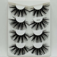 Load image into Gallery viewer, 25mm mink eyelashes(4 pairs)
