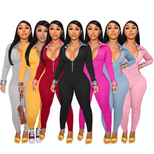 Load image into Gallery viewer, Sexy Color block Jumpsuit（AY1724）
