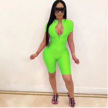 Load image into Gallery viewer, Solid Color Sports Slim Fit Jumpsuit AY2721
