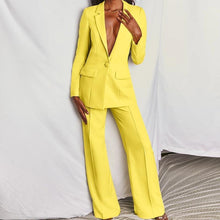 Load image into Gallery viewer, Fashion solid color suit（AY2359）
