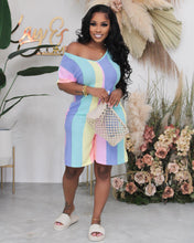 Load image into Gallery viewer, Stripe Print V-neck Jumpsuit AY2087
