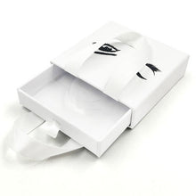 Load image into Gallery viewer, Hot sale ribbon portable square eyelash packaging box
