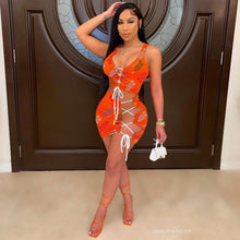 Load image into Gallery viewer, Letter printing sexy two-piece suit AR2117
