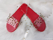 Load image into Gallery viewer, rivet fashion slippers
