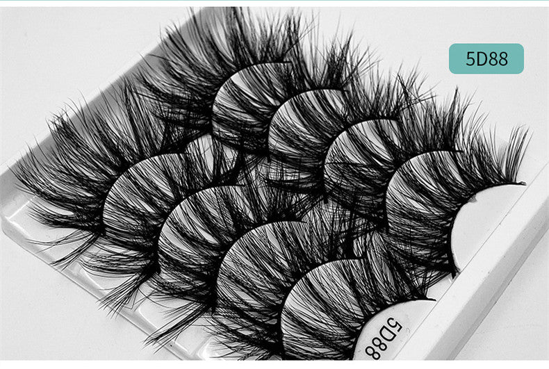 5 pairs of 25mm Imitation mink eyelashes
