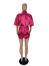 Load image into Gallery viewer, Solid shirt loose two piece set AY2134
