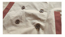 Load image into Gallery viewer, Children&#39;s contrast color long button trench coat（AY1340）
