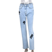 Load image into Gallery viewer, Fashion embroidered jeans（AY1756）
