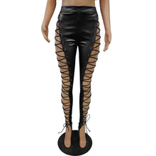 Load image into Gallery viewer, Sexy PU Strap High Waist Trousers（AY1662）
