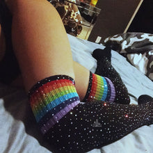 Load image into Gallery viewer, Sexy belt drilled knee long socks（AE4044）
