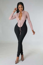 Load image into Gallery viewer, Fashion Patchwork Slim Jumpsuit（AY2391）
