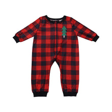 Load image into Gallery viewer, Christmas check print parent-child jumpsuit（AY1507)
