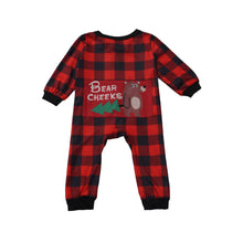 Load image into Gallery viewer, Christmas check print parent-child jumpsuit（AY1507)
