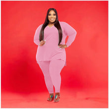 Load image into Gallery viewer, Fashion casual solid color two-piece suit（AY1276)
