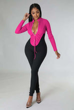 Load image into Gallery viewer, Fashion Patchwork Slim Jumpsuit（AY2391）
