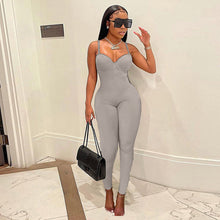Load image into Gallery viewer, Suspenders tight high waist hip lift jumpsuit AY1697

