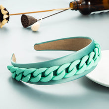 Load image into Gallery viewer, Fashion color chain macaron headband（AE4055）
