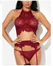 Load image into Gallery viewer, Suspender perforated garter underwear AY1204
