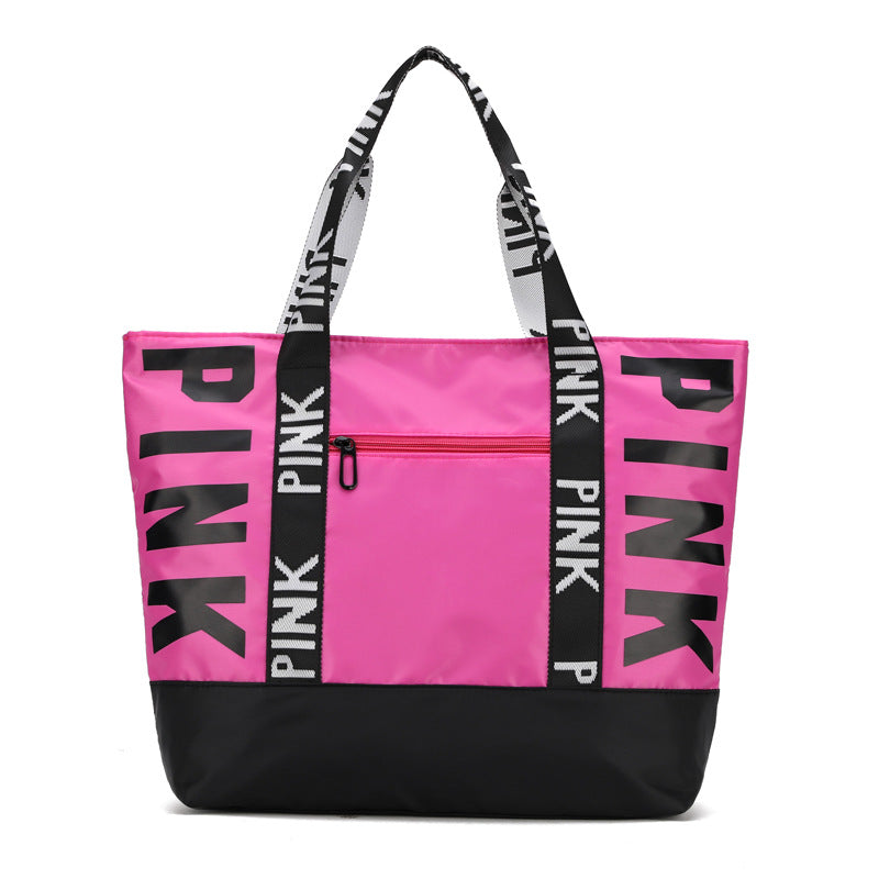 PINK travel bag portable lightweight gym bag（AB2051）