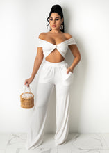 Load image into Gallery viewer, Sexy solid color wide leg pants tube top suit（AY1831）
