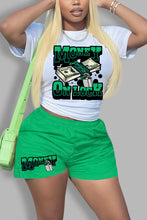 Load image into Gallery viewer, Trend printing T-shirt shorts two-piece set（AY2262）
