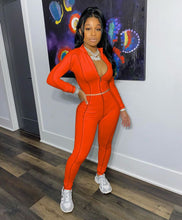 Load image into Gallery viewer, Fashion splicing line sports suit（AY1225）
