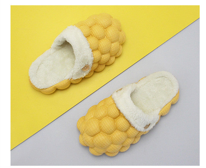 Plush cotton padded slippers ( HPSD239)