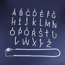 Load image into Gallery viewer, Rhinestone letter necklace(quantity 10)
