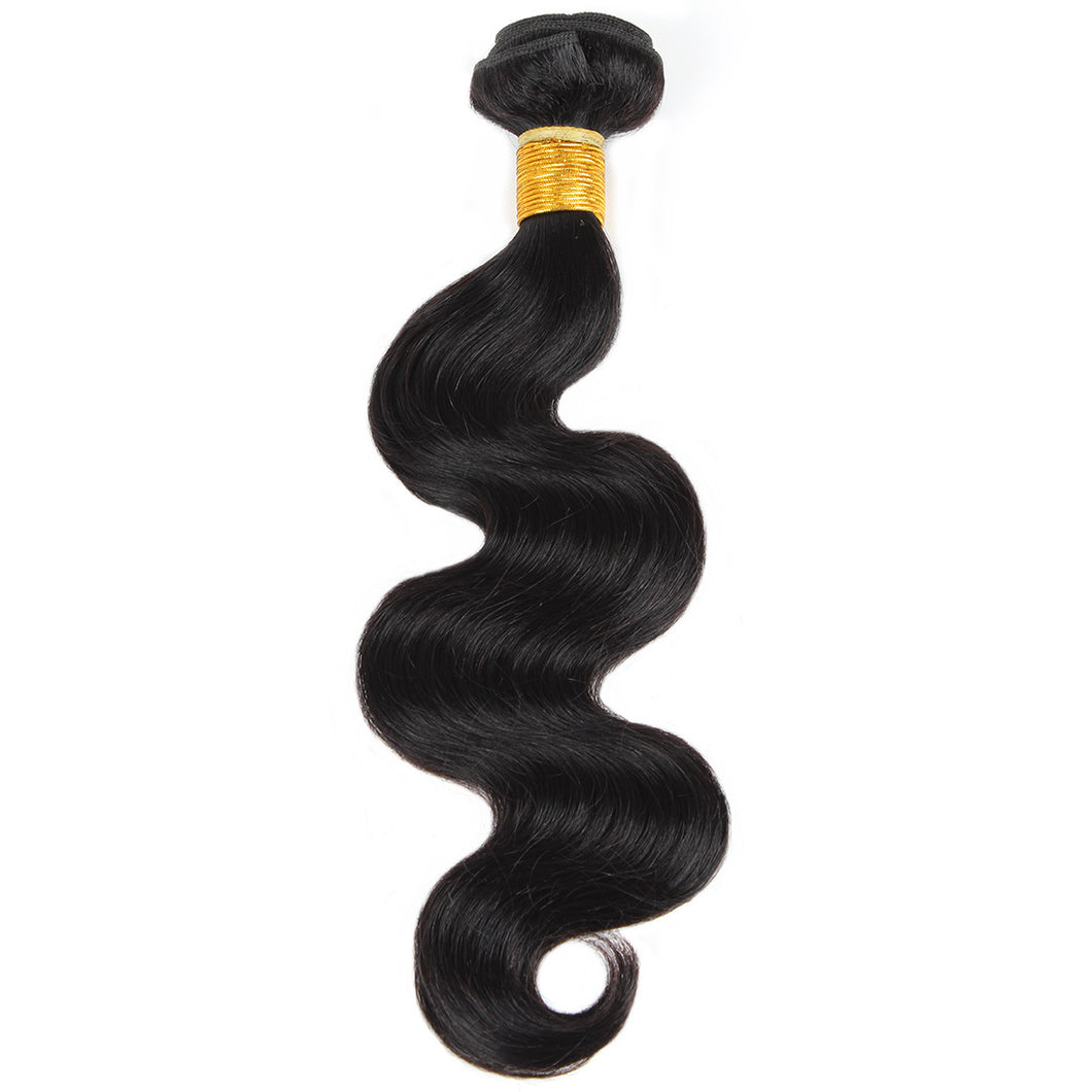 Body wave human hair bundle