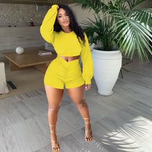 Load image into Gallery viewer, Fashion solid color pleated suit（AY1558)
