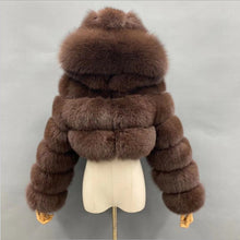 Load image into Gallery viewer, Faux Fur Jacket Faux Fox Fur Long Sleeve(AY1358)
