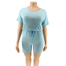Load image into Gallery viewer, Plus solid color strappy jumpsuit（AY2163）
