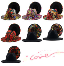 Load image into Gallery viewer, Fashion cool color matching jazz hat（AE4072）
