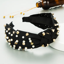 Load image into Gallery viewer, Hot sale inlaid pearl bow headband(
