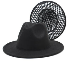 Load image into Gallery viewer, Printed double-sided color matching jazz hat（AE4073）
