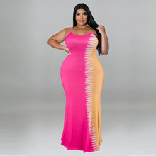 Load image into Gallery viewer, Plus Contrast Slip Dress（AY2170）
