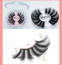 Load image into Gallery viewer, Sender false eyelashes mink hair AH2061
