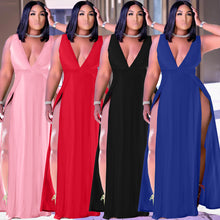 Load image into Gallery viewer, Sexy sleeveless V-neck dress
