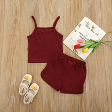 Load image into Gallery viewer, Children&#39;s camisole sports suit AY1096
