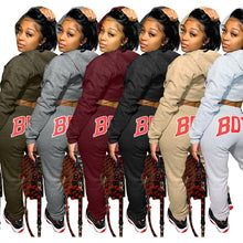 Load image into Gallery viewer, Hot selling sweater letter suit
