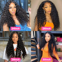 Load image into Gallery viewer, Human hair13*4 curly lace front wigs(AH5026)

